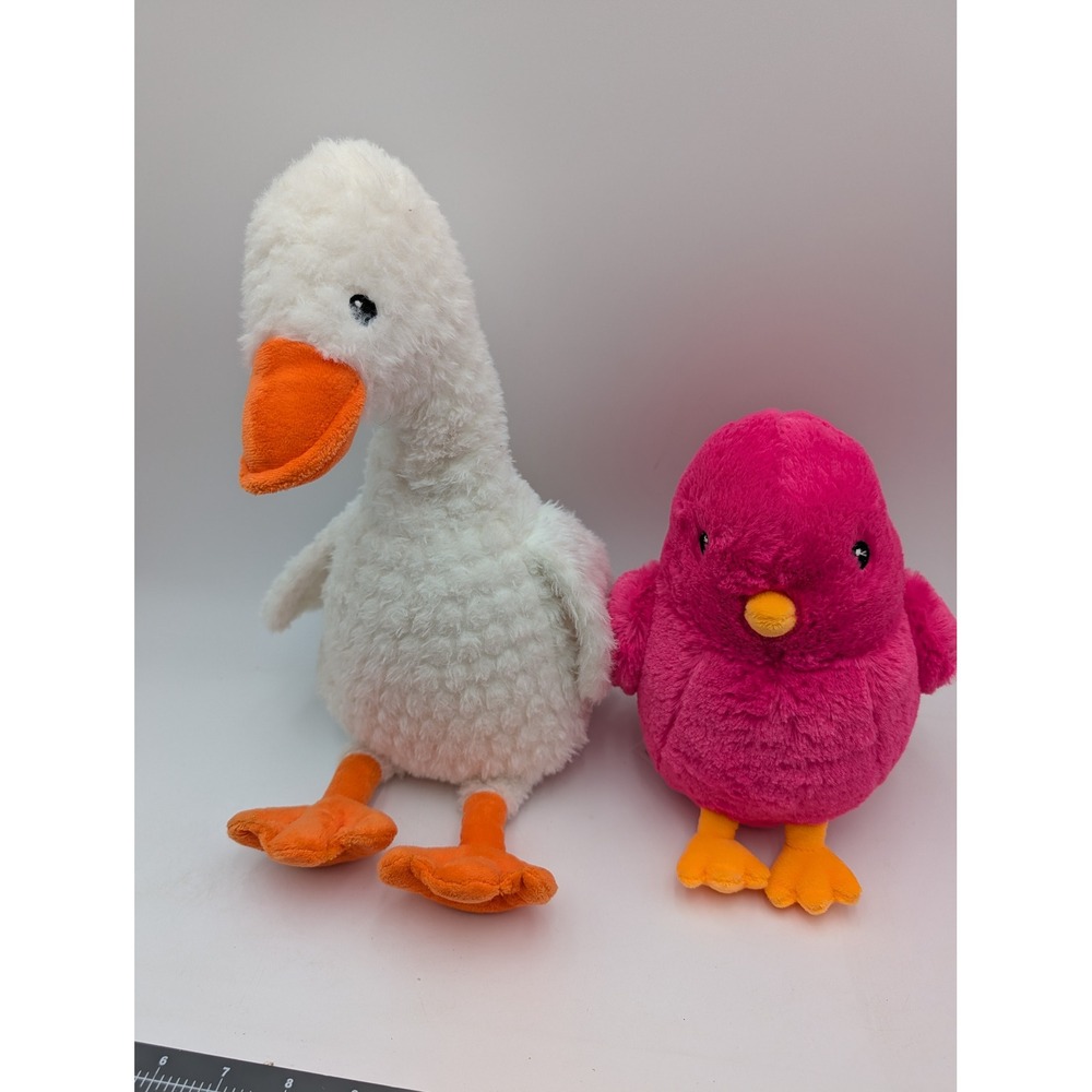 Spark Create Imagine Plush Duck Chick White Pink Orange Stuffed Animal Lott